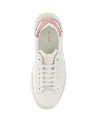 GUESS ELBINA Sneakers - White with Pink Details